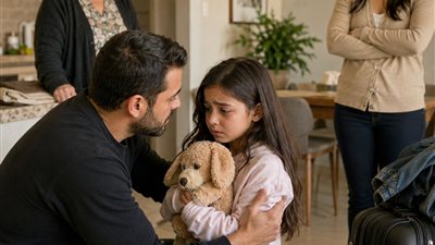 رجع من سفريه شغل لمده 5 ايام لقى بنته بتترعش من الخوف