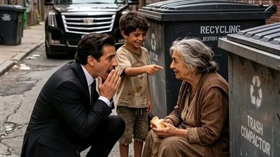 فى جنازه امه طفل شوارع اقسم انها عايشه 