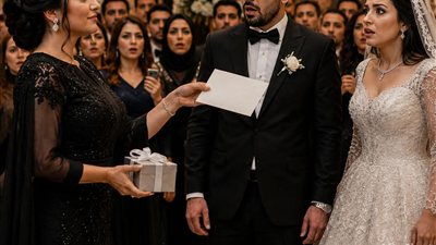 دخلت فرح جوزى وانا معايا هديتين حكايات منال على 