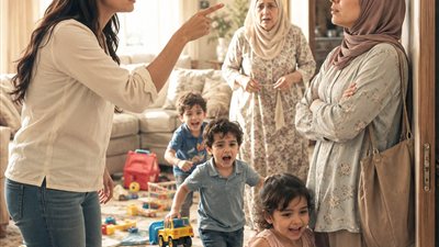 مرات اخويا كل شويه ترميلى عيالها 