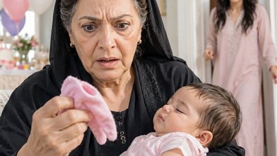 مرات ابنى حرمانى اشيل حفيدتى 